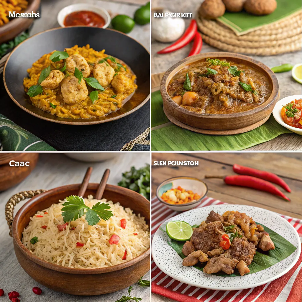 A journey through various national dishes